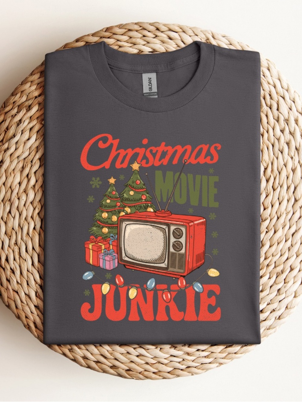 Christmas Movie Junkie T-Shirt